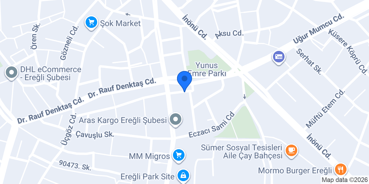 Gülçin Eker Pet Veteriner Kliniği konumu