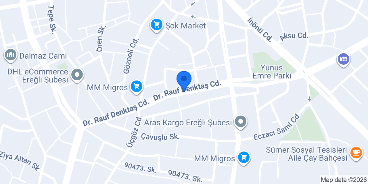 Çikolata Evim Ereğli konumu