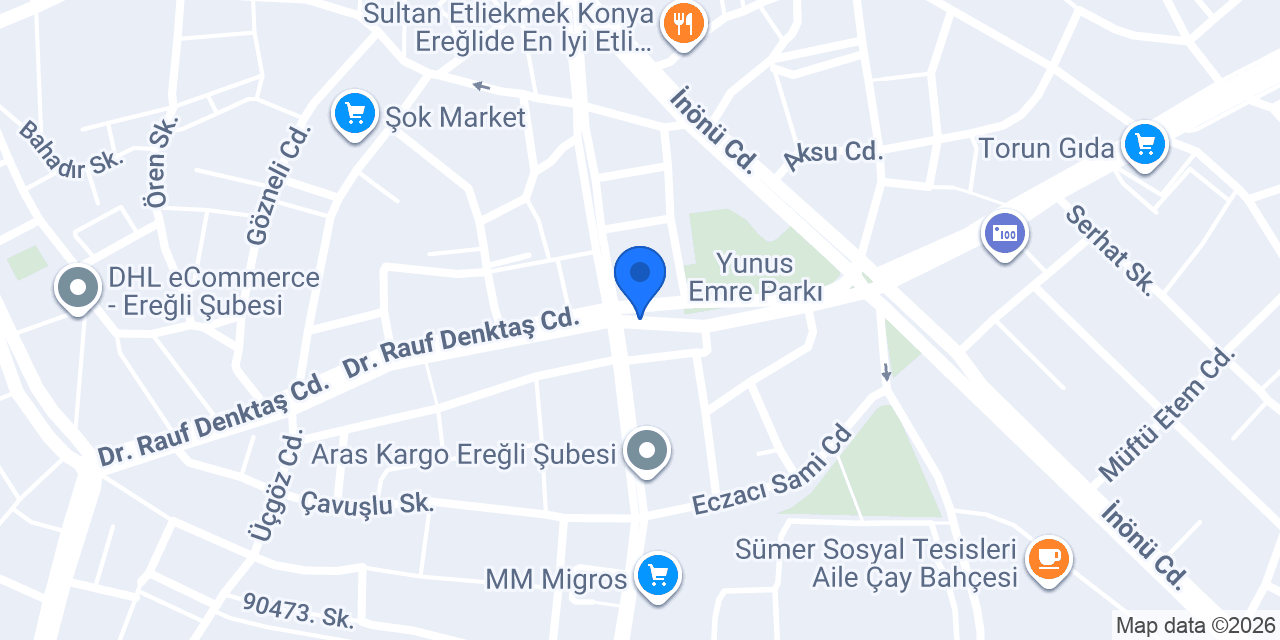 Nacaroğlu® Baklavaları Ereğli Şubesi konumu