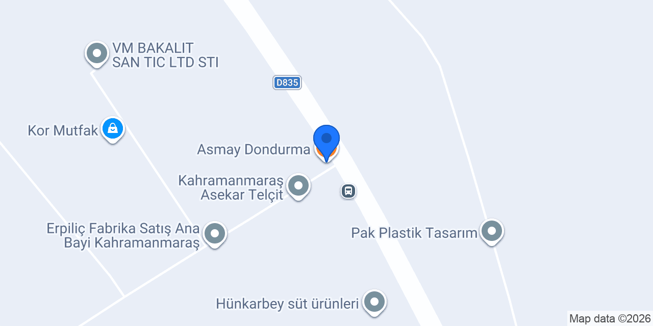 Asmay Dondurma konumu