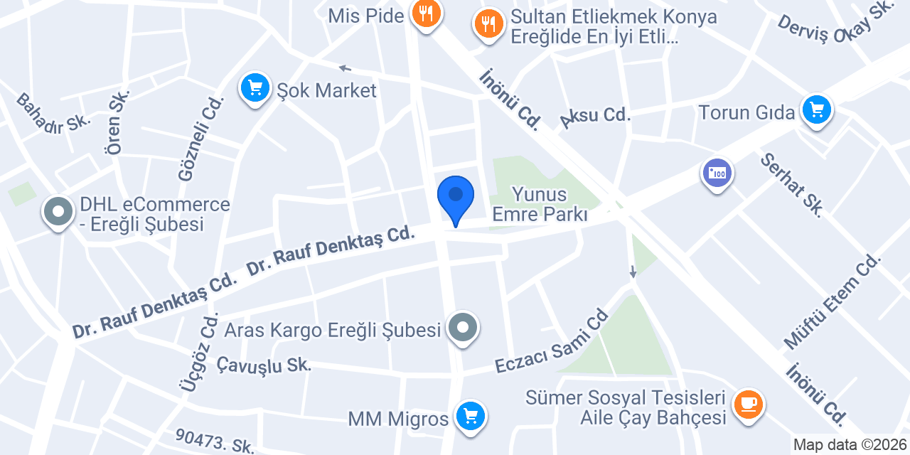 Cadde Tekel Bayi konumu