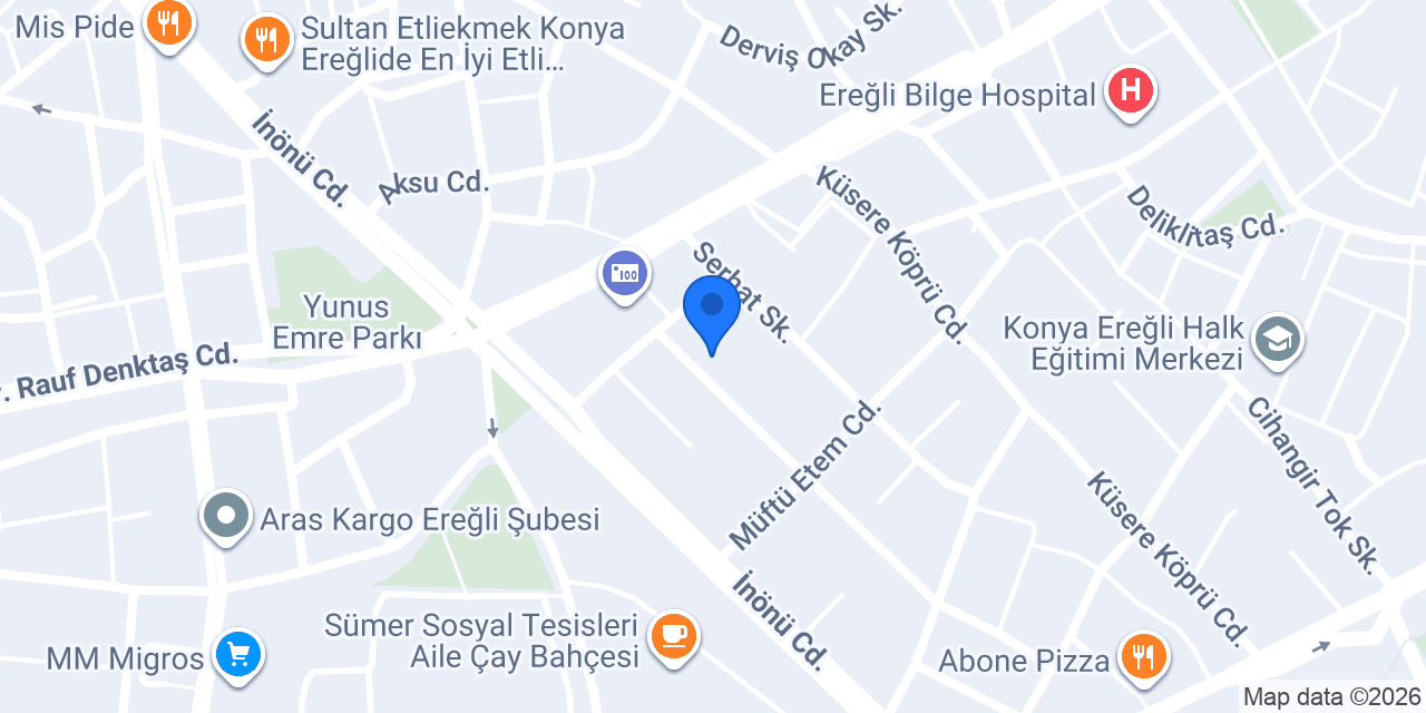 Damak oto yıkama konumu