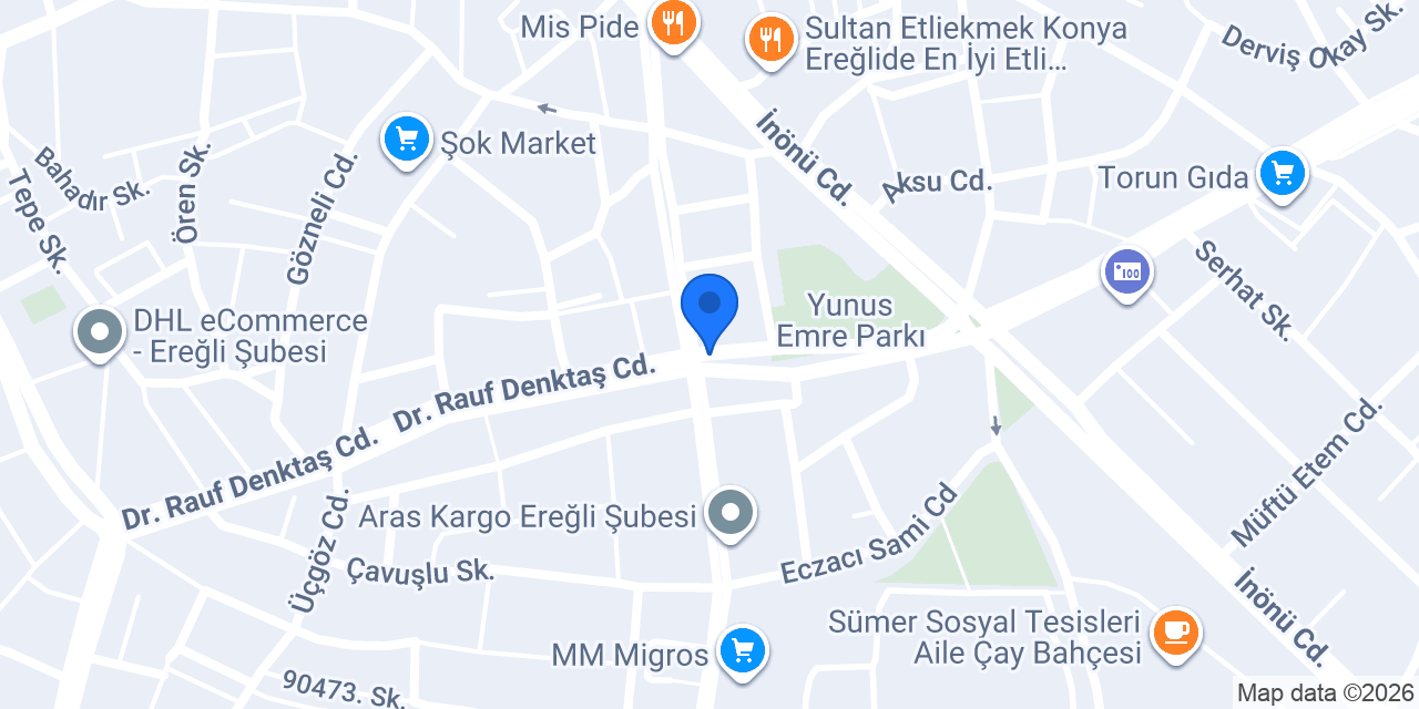 FuzulEv Konya Ereğli Şube konumu