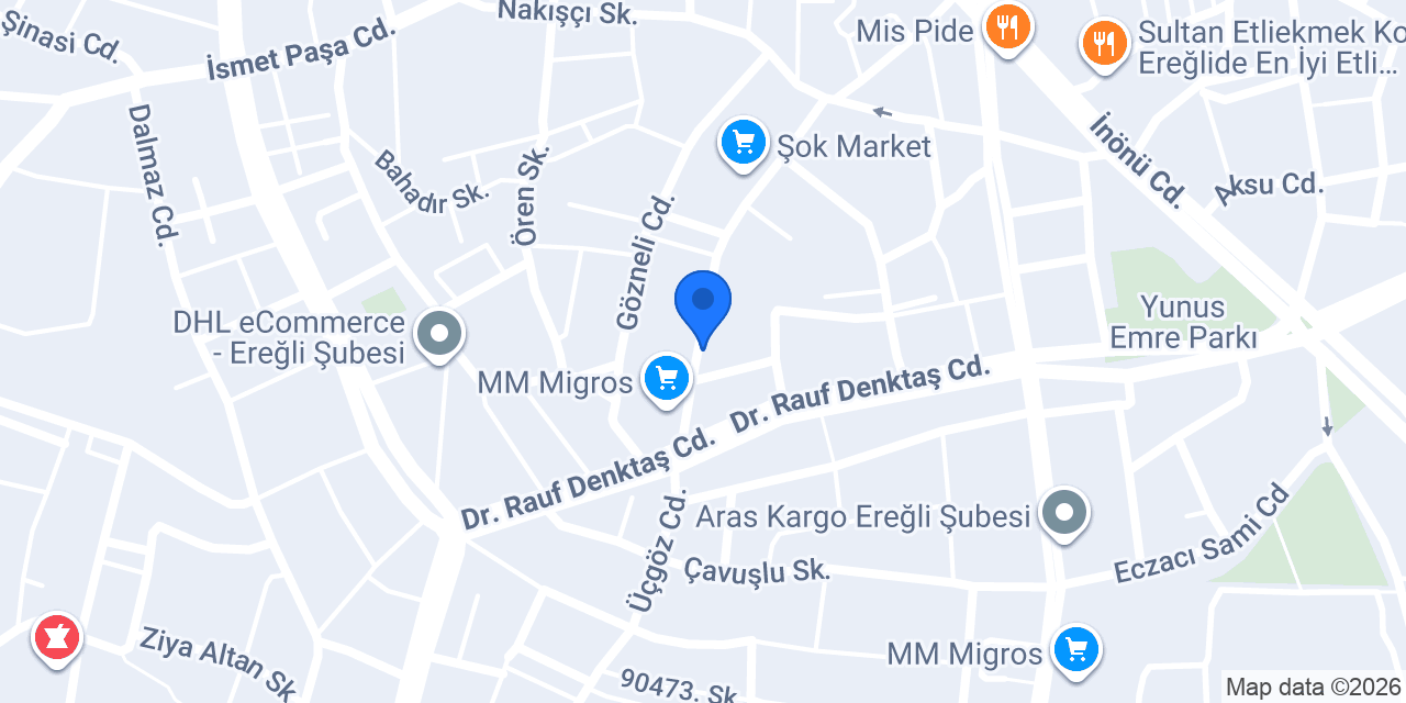 Başarı İlkokul Kurs Merkezi Ereğli konumu