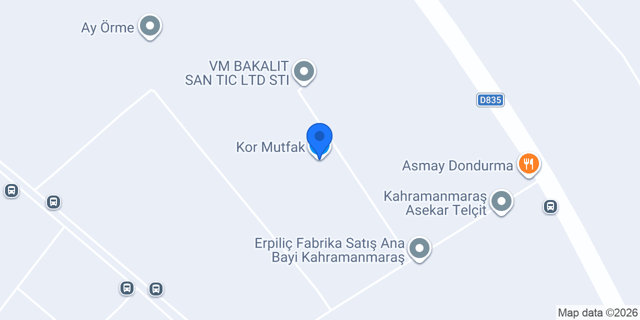 Kor Mutfak konumu