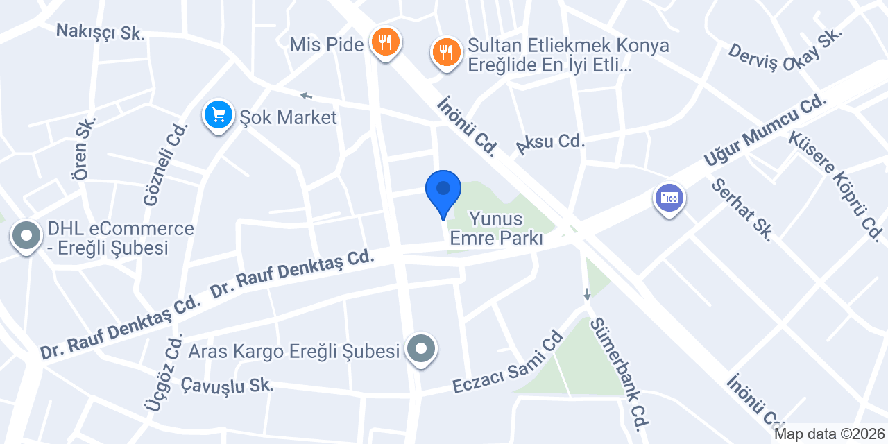 Milklaç - Ereğli konumu