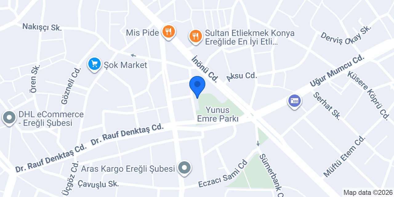 Taksi Eregli Konya konumu