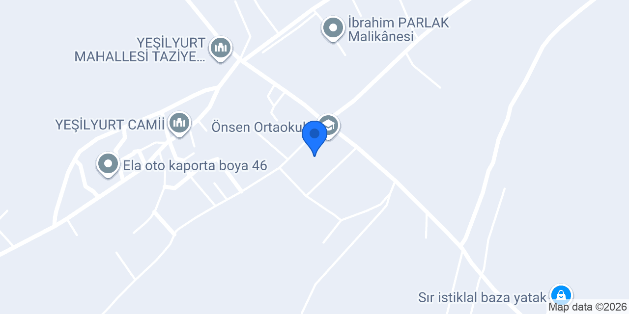 Önsen Yeşilyurt İlkokulu konumu