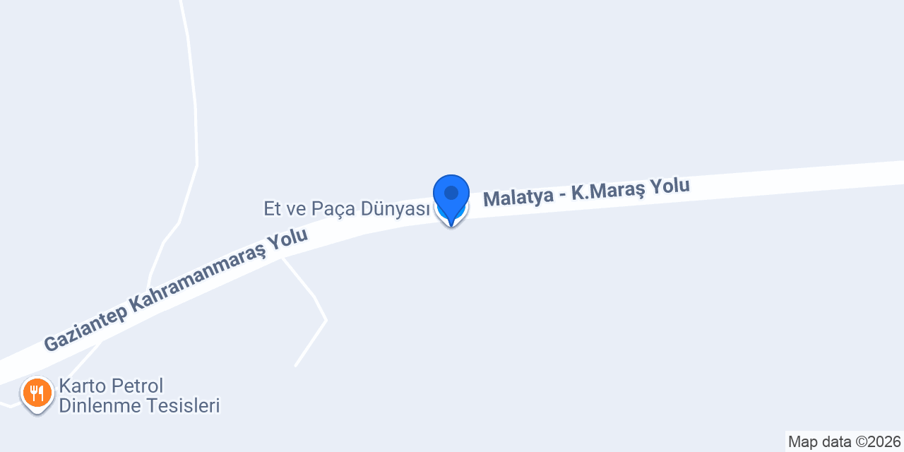 Et ve Paça Dünyası konumu