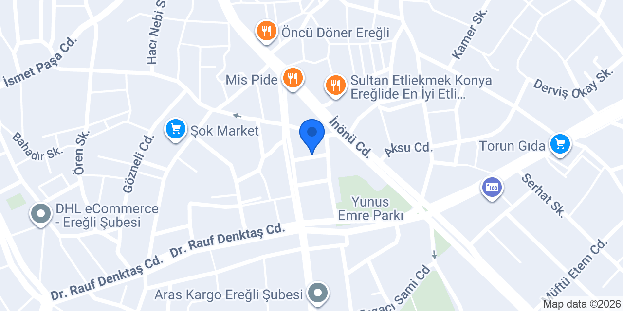 Nil Düğün Salonu konumu