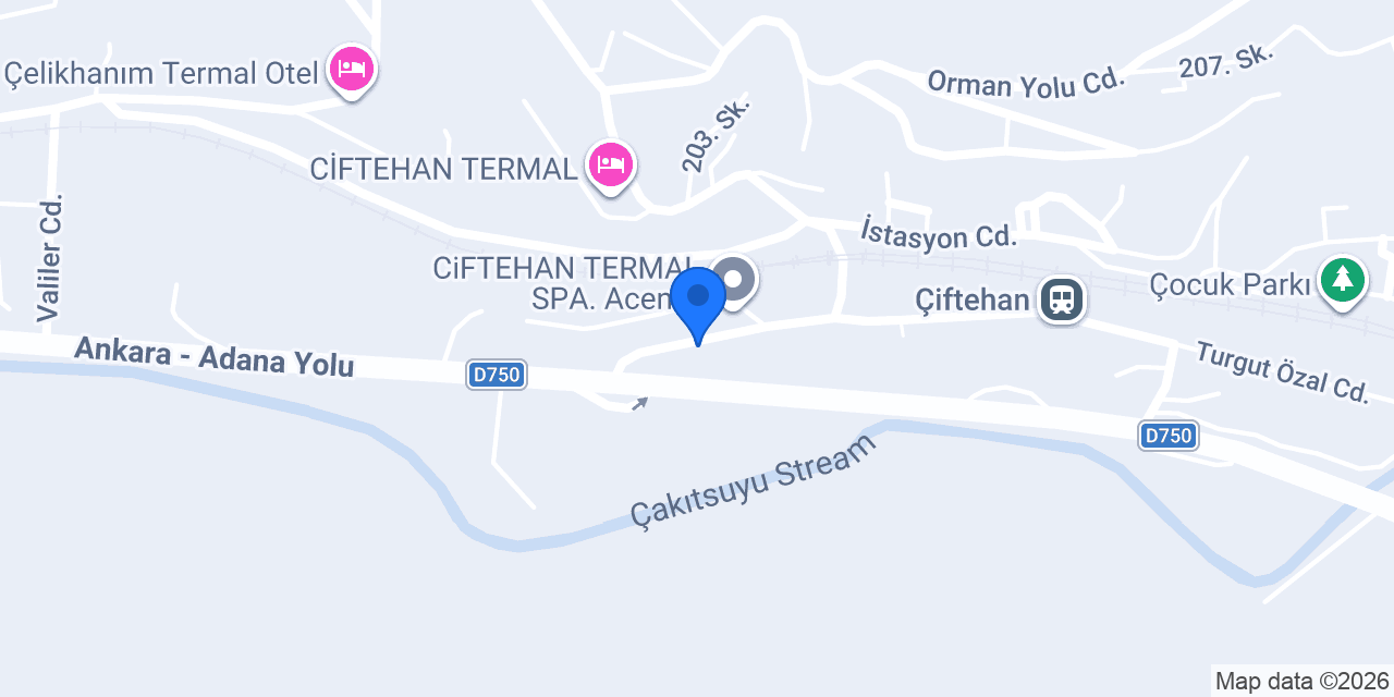Sarayhan Termal Kiralık Devremülk. konumu