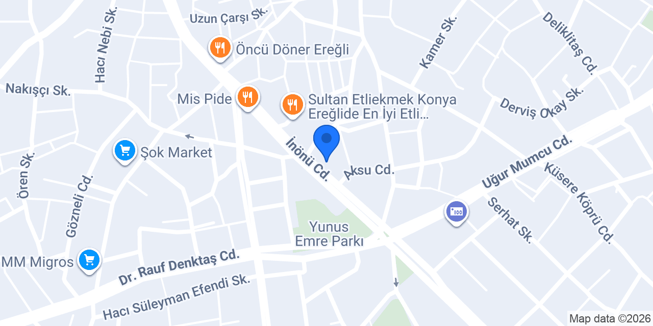 Töre Hukuk Bürosu konumu