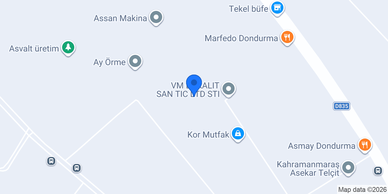 Koza Pamuk Ltd. Şti. konumu