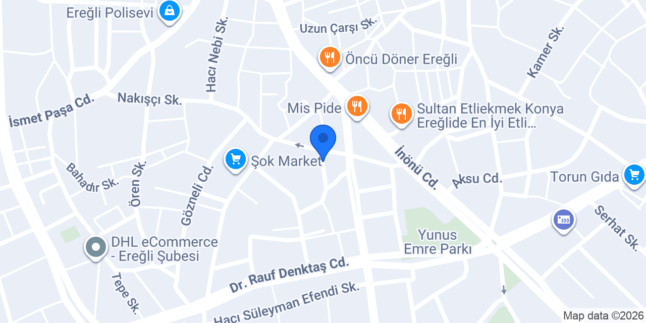 EVİM EMLAK konumu