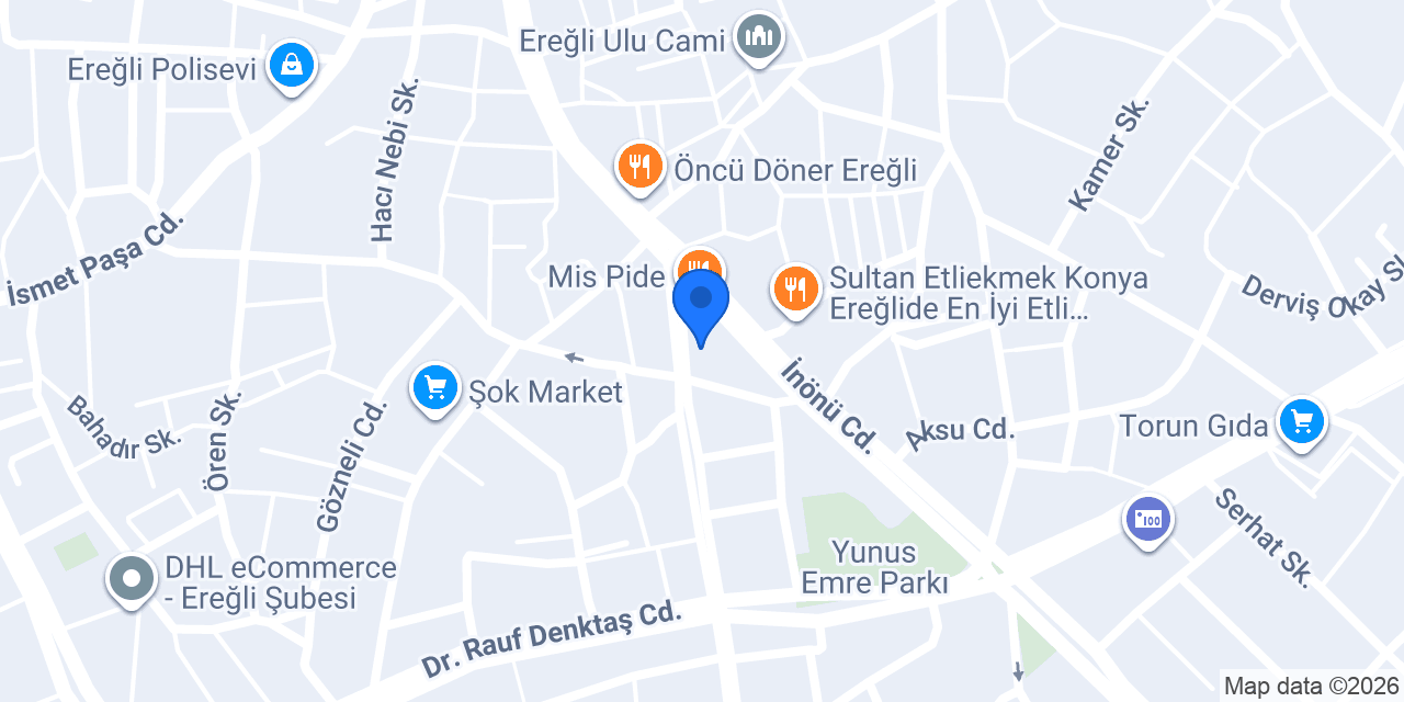 Özgü Danışmanlık Merkezi konumu