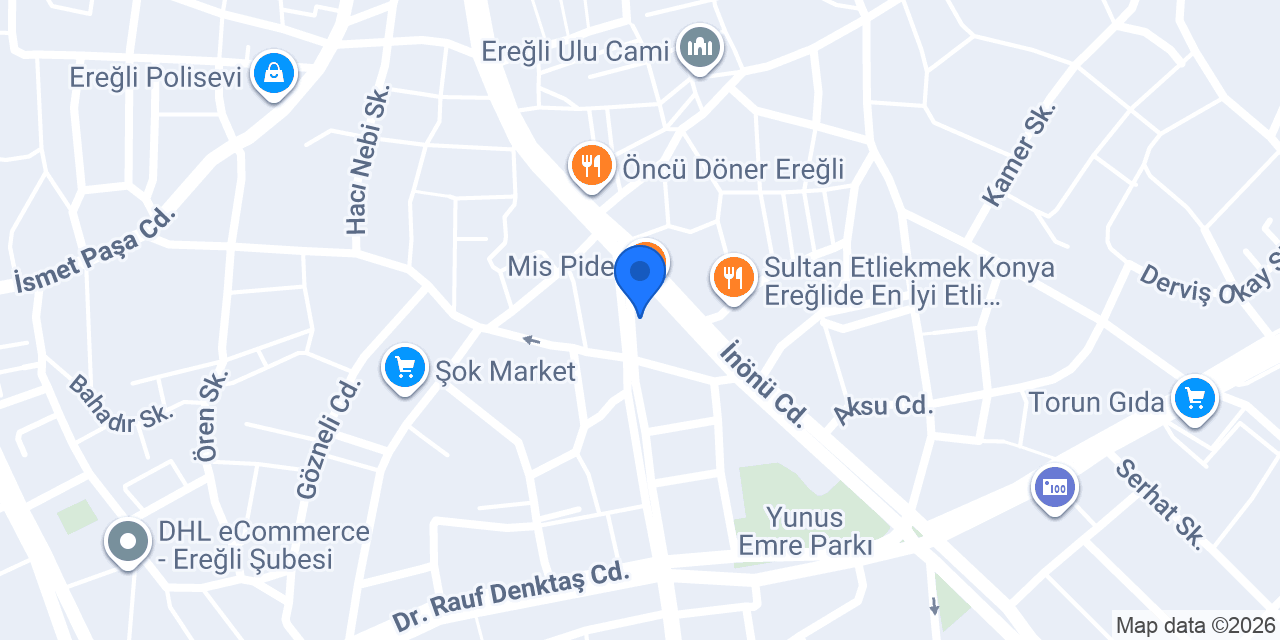 Huzur Eczanesi konumu