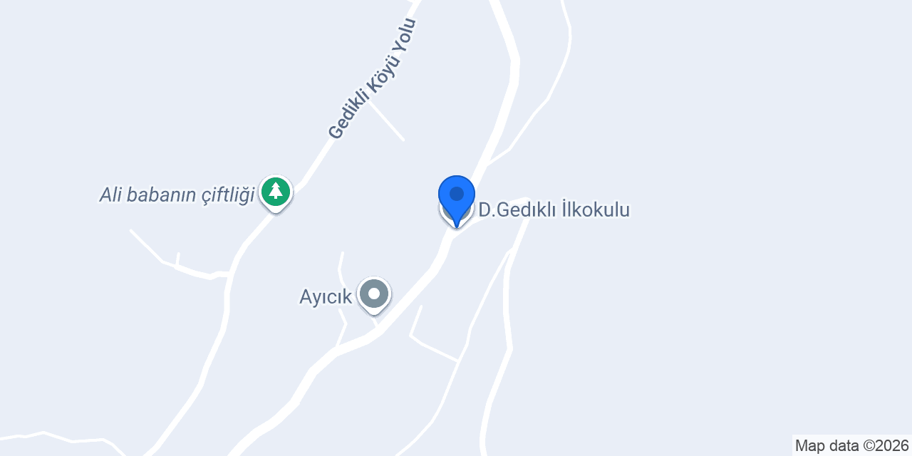 D.gedıklı İlkokulu konumu