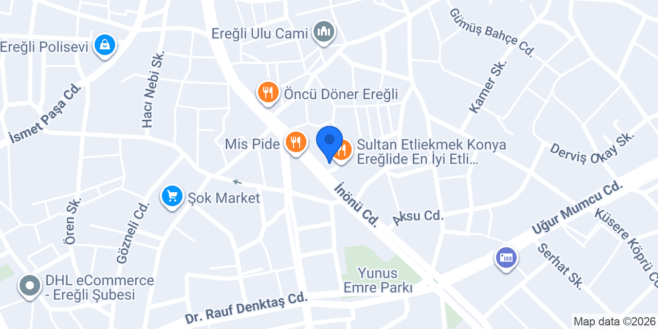 Somuncu Baba Etli Ekmek konumu