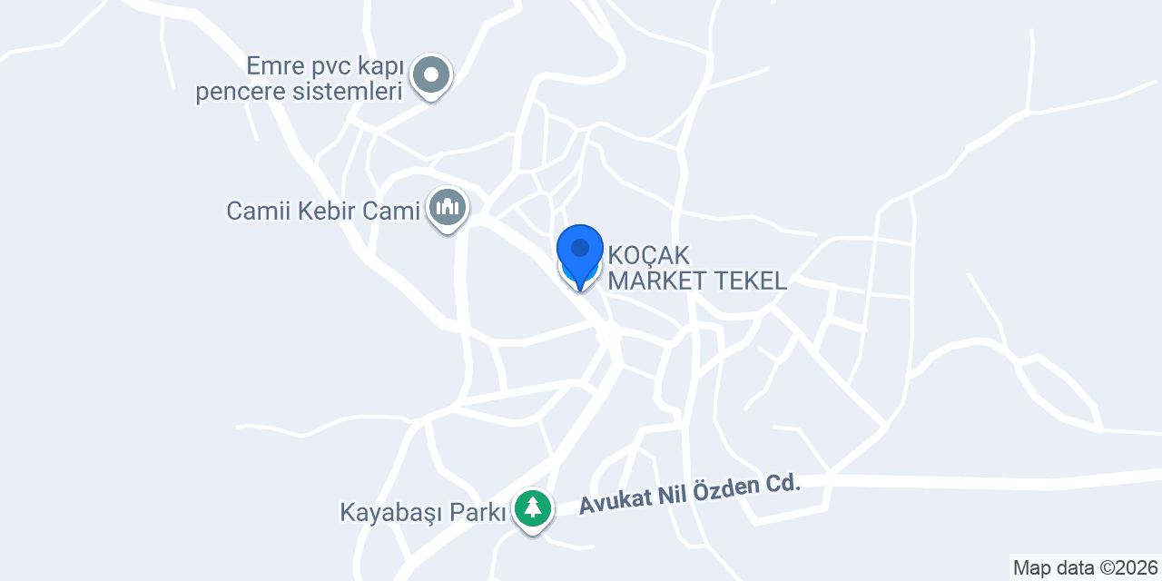 KOÇAK MARKET TEKEL konumu