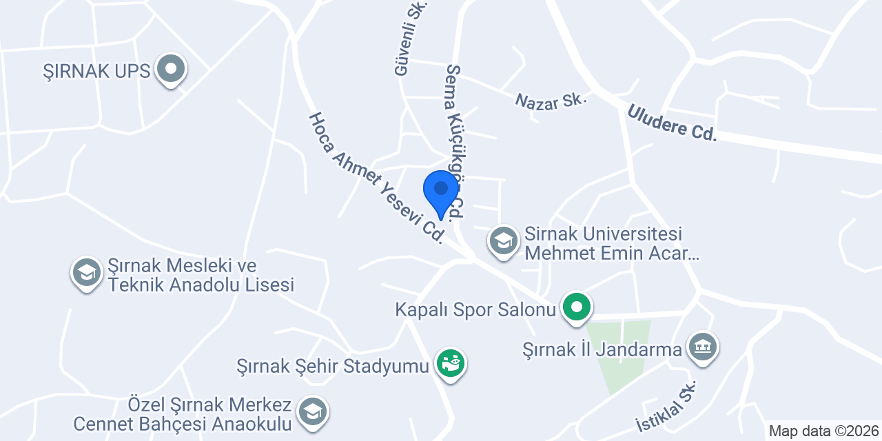 Şırnak Eczanesi konumu