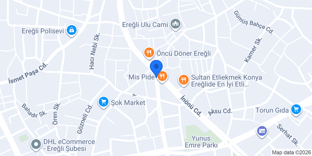 KONYA EREĞLİ ALÇI BOYA DEKORASYON USTASI konumu