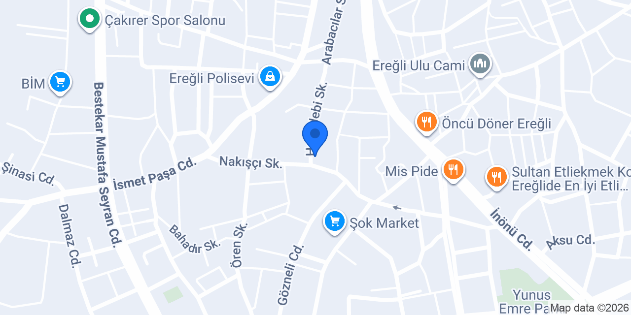 Mine Acar & Zeynep Aksu Diş Kliniği konumu