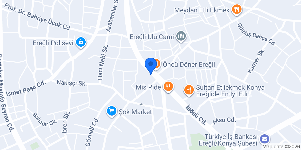 Enfes Bey Pastanesi konumu