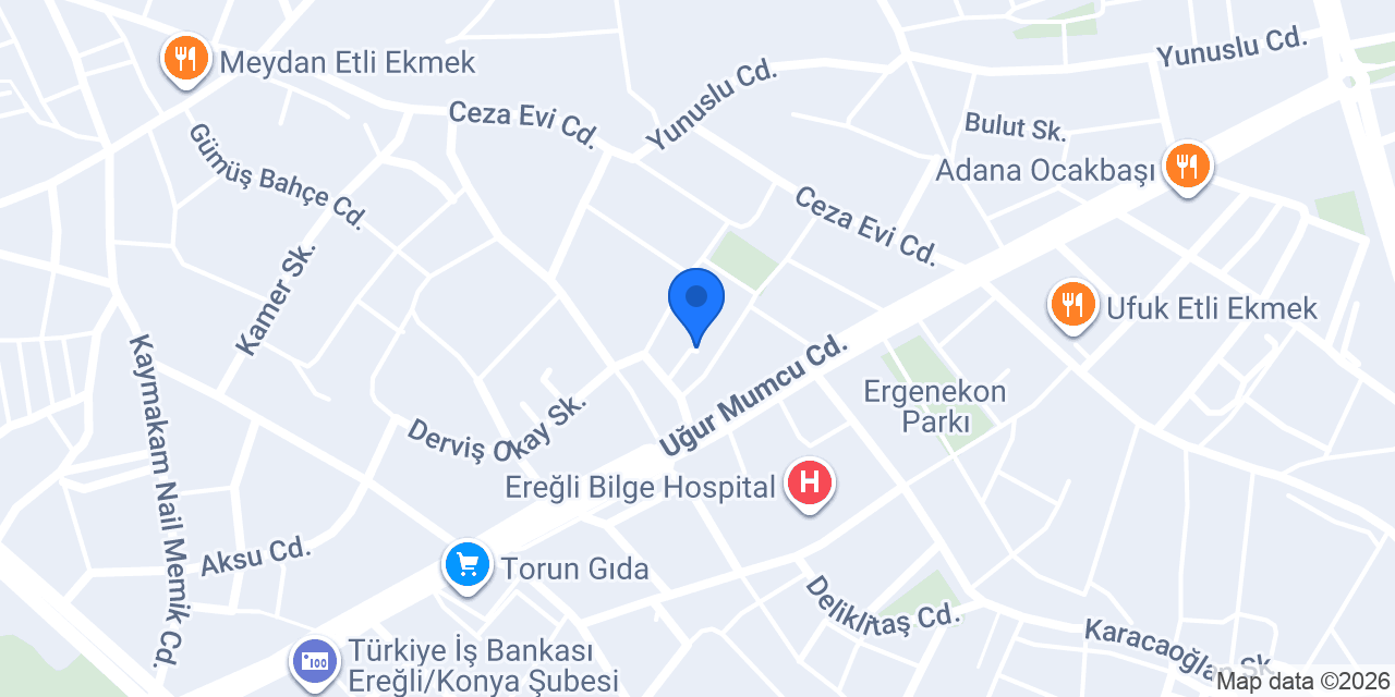ERVA SPOT EREĞLİ KONYA konumu