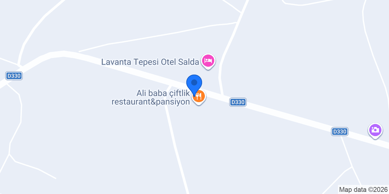 Has Bahçe restaurant pansiyon konumu