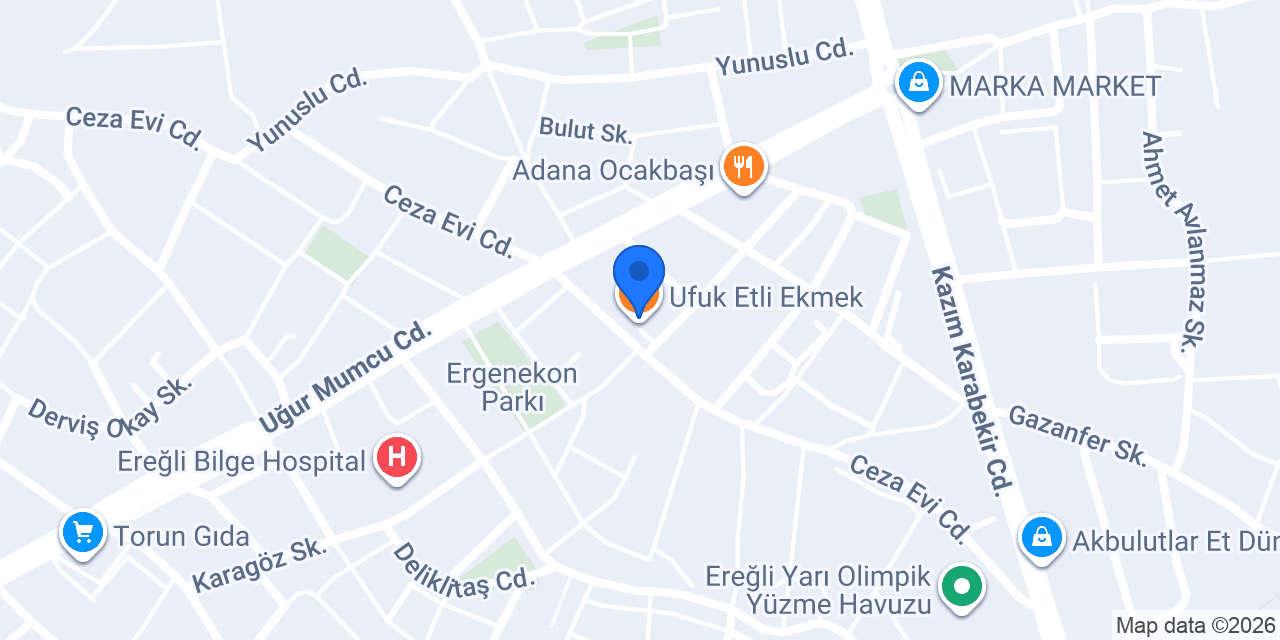 Ufuk Etli Ekmek konumu