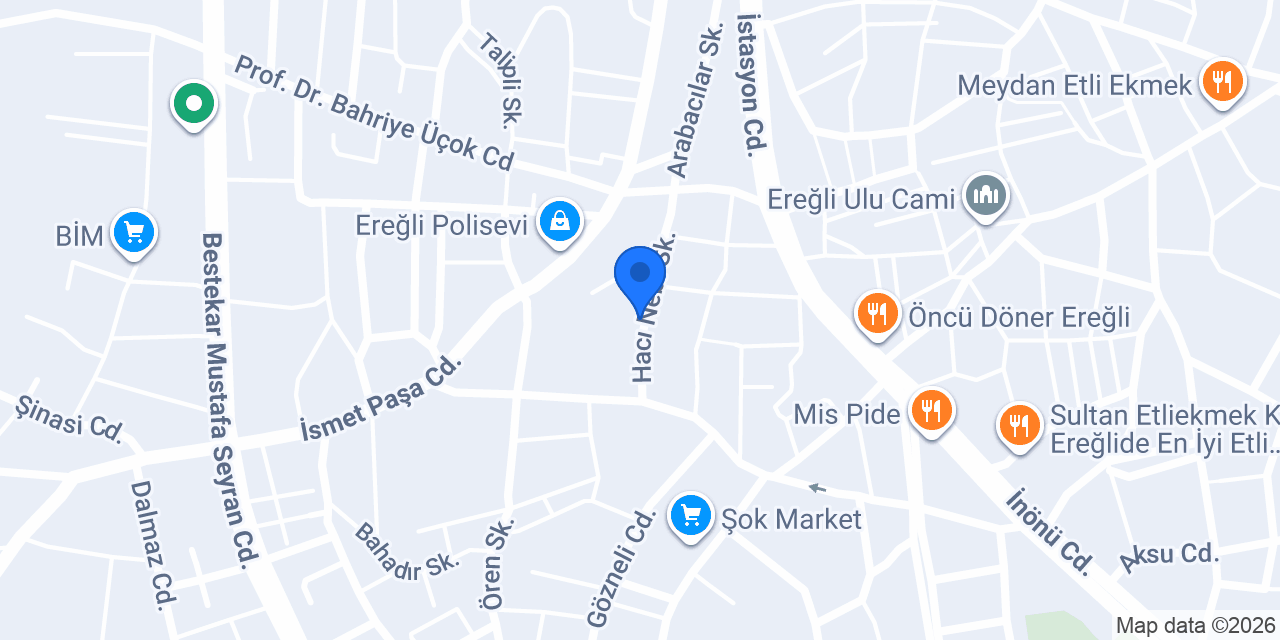 Kuzel Elektrik konumu