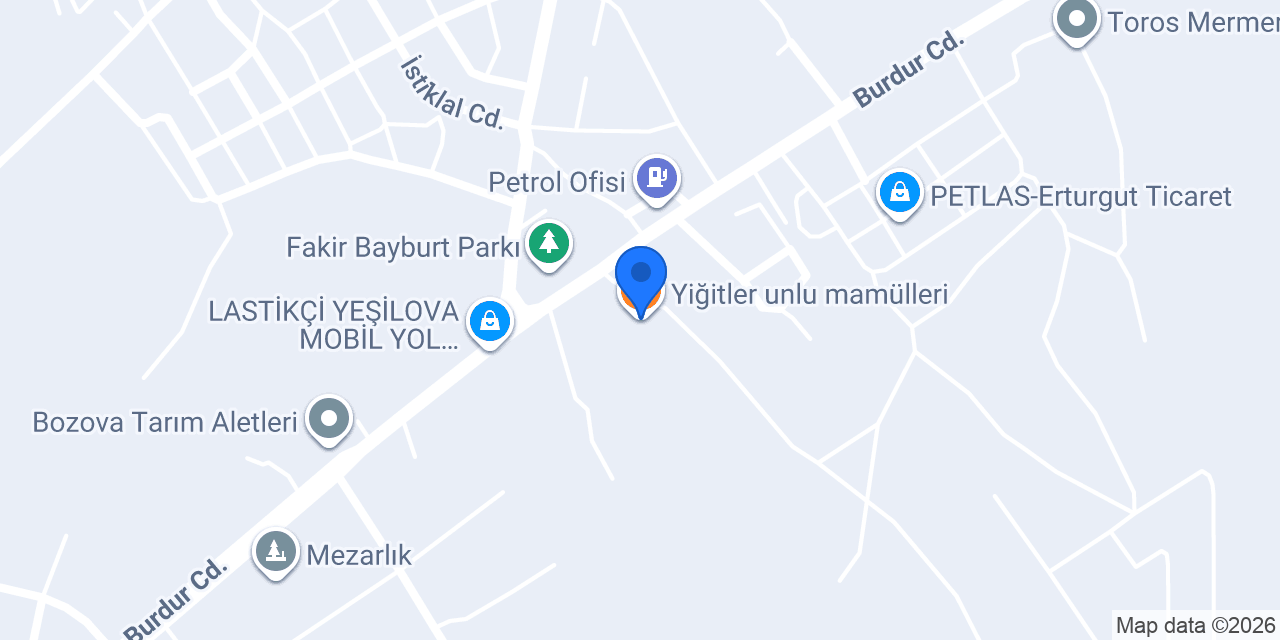Yiğitler unlu mamülleri konumu