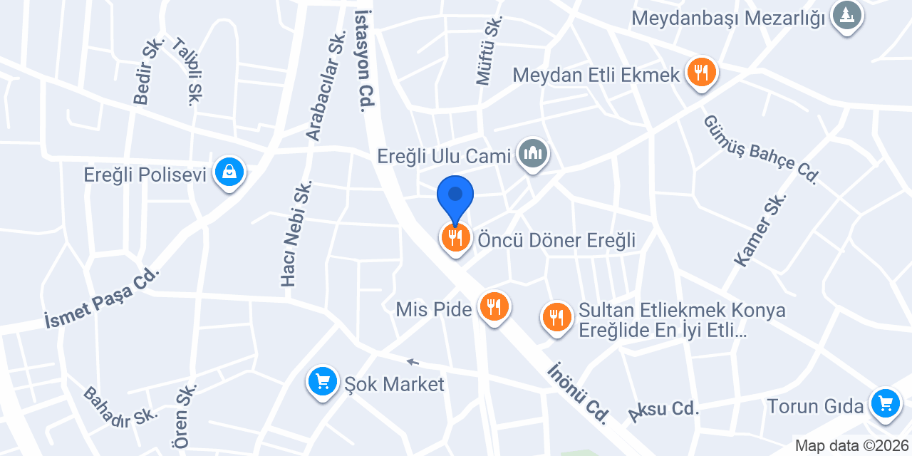 Derya Lokantası konumu