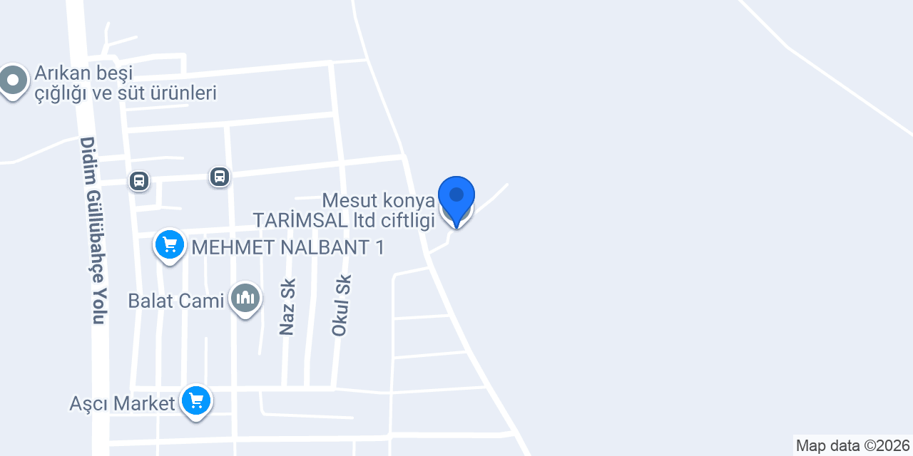 Mesut konya TARİMSAL ltd ciftligi konumu