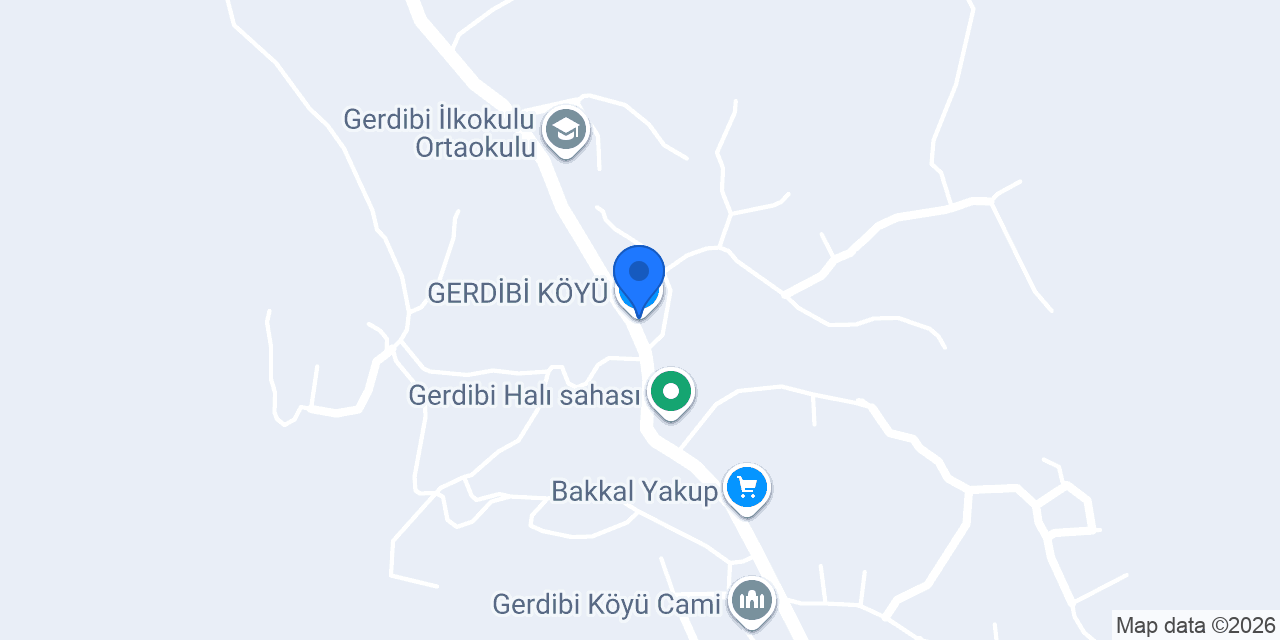 GERDİBİ KÖYÜ konumu
