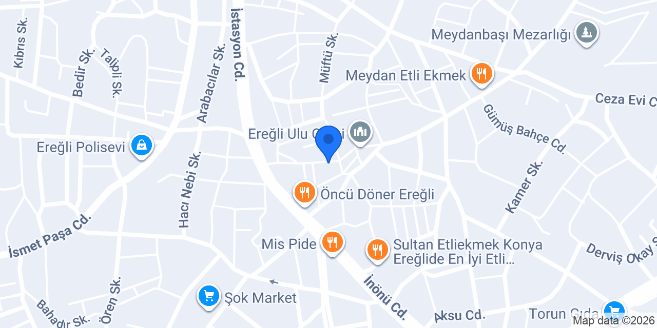 Ens Saat & Gümüş konumu