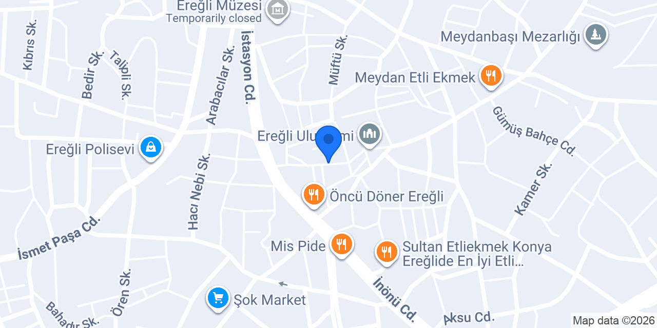 Bilezzik Ereğli konumu