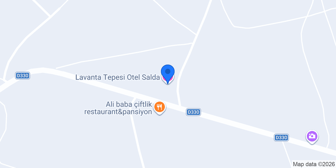 Lavanta Tepesi Otel Salda konumu