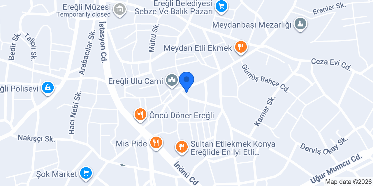 Tapu Müdürlüğü konumu