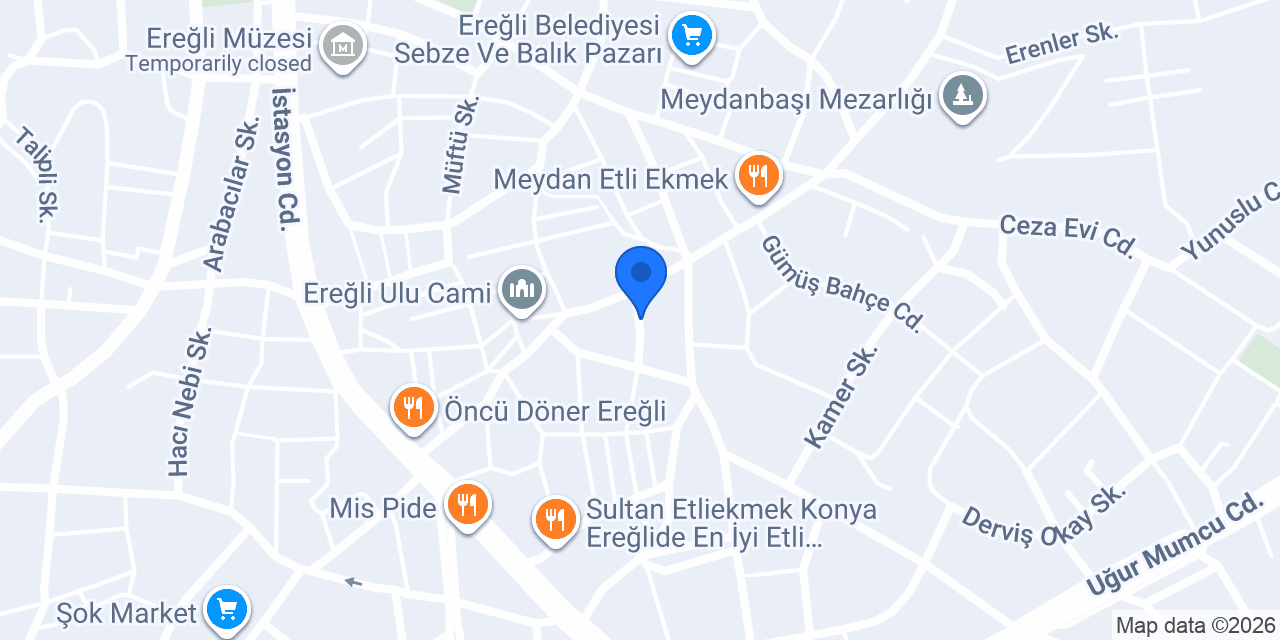 KENT PASTANESİ EREĞLİ konumu