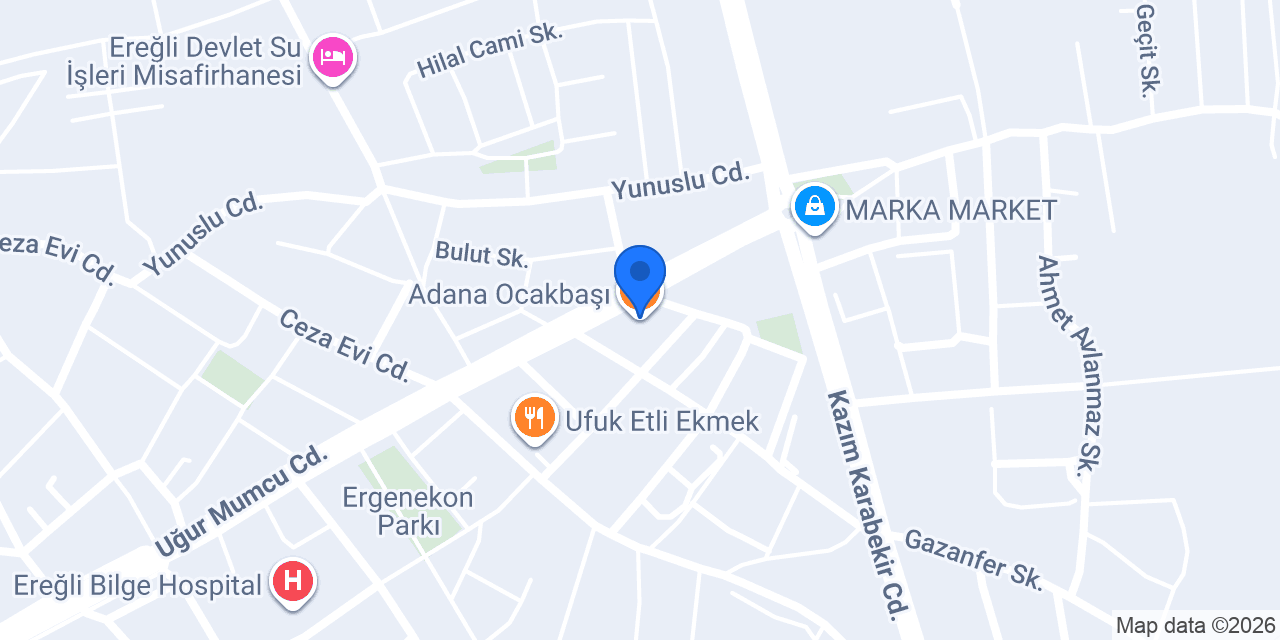 Adana Ocakbaşı konumu