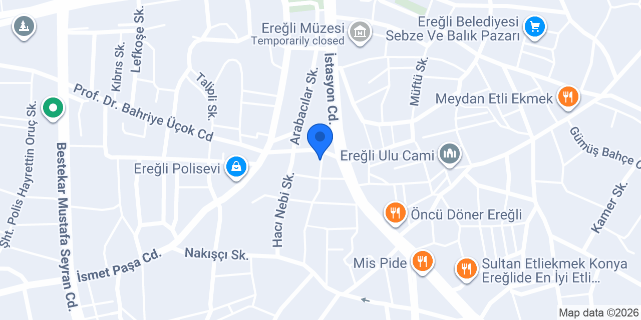 ÇİLİNGİR ANAHTARCI EREĞLİ ( Konya )Çilingir konumu
