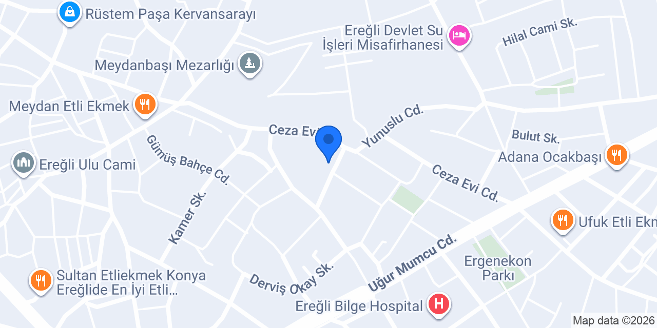 ERVET ECZA DEPOSU konumu