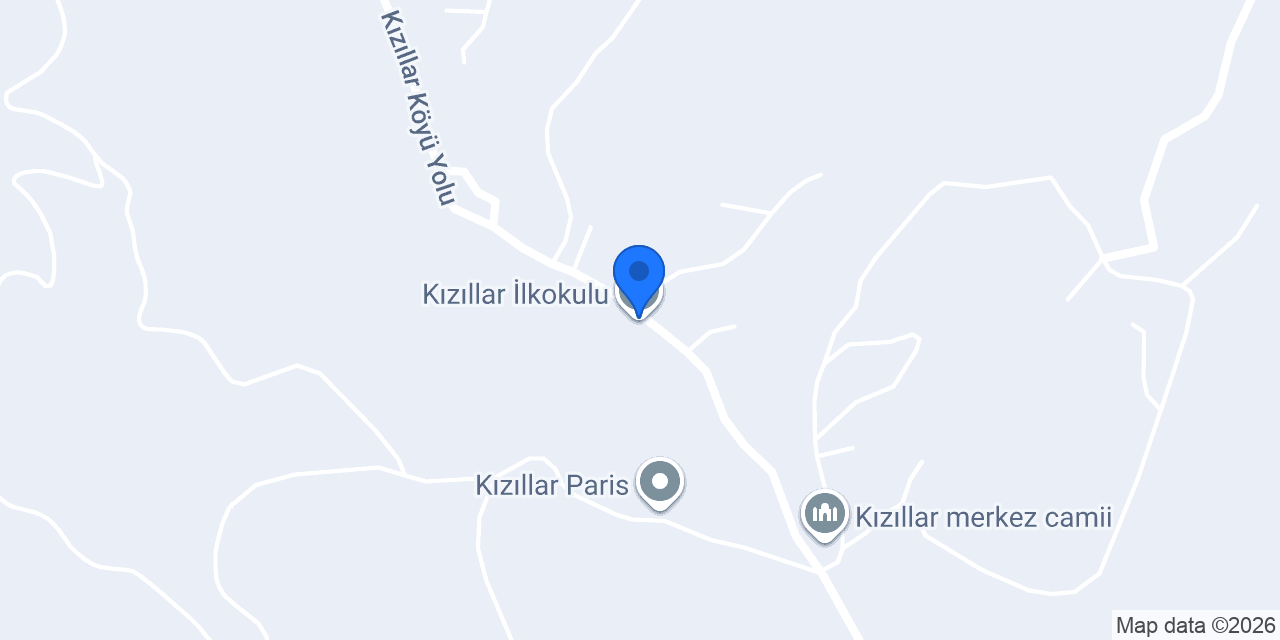 Kızıllar İlkokulu konumu