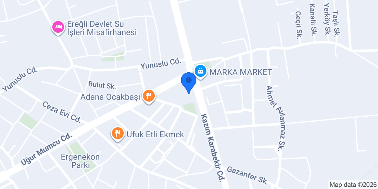 Özel KDM Ereğli Diyaliz Merkezi konumu