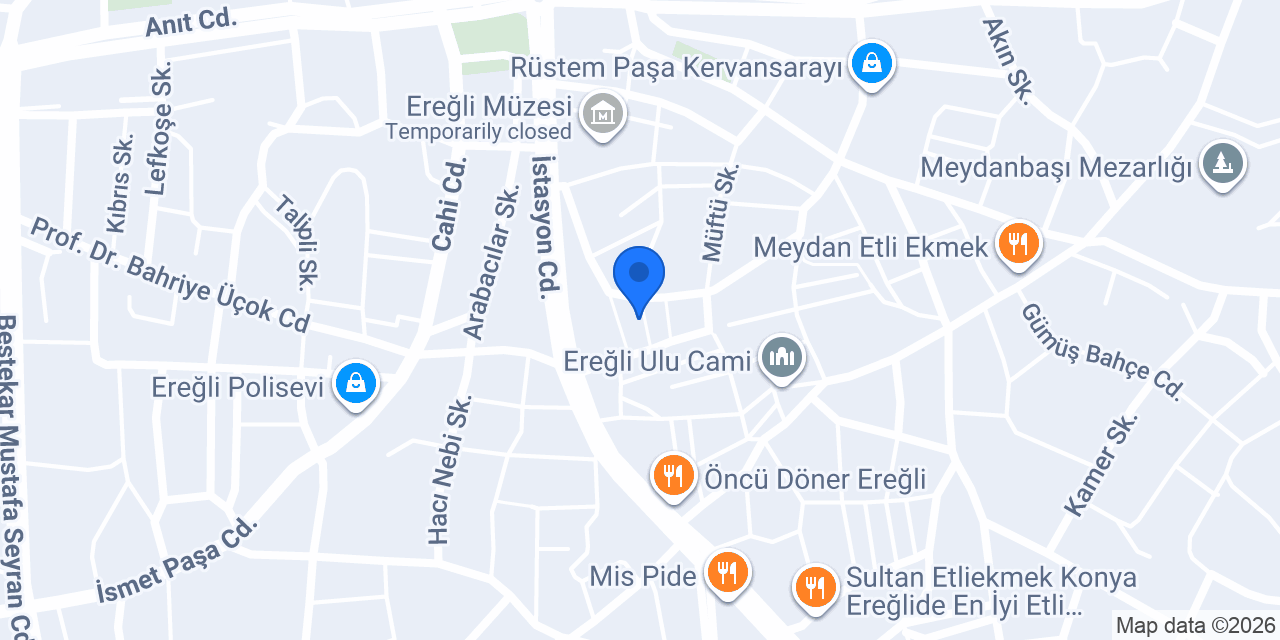 Çavdar Kuyumculuk konumu