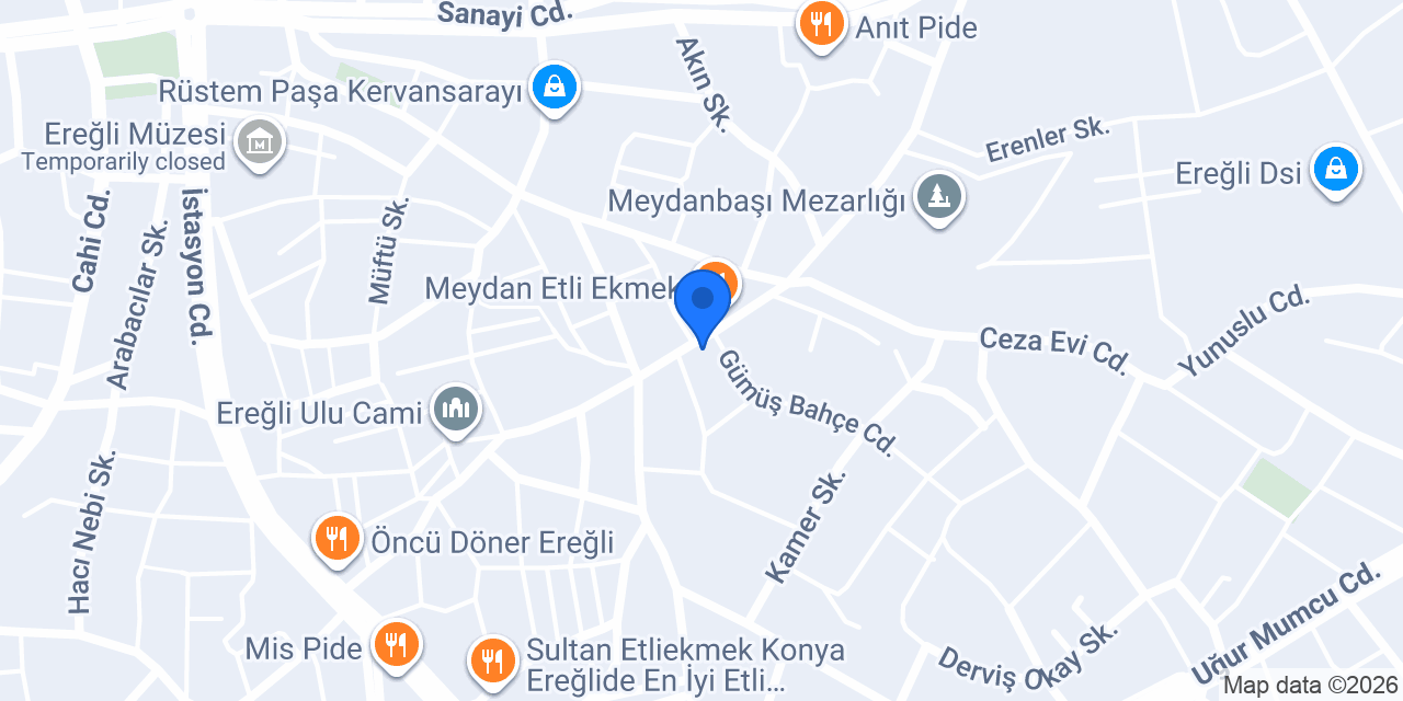 Gökçe Sürücü Kursu konumu