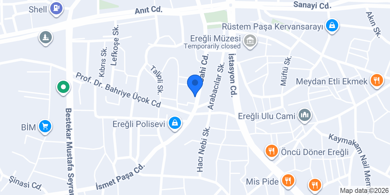 Zorlu Hazır Beton konumu