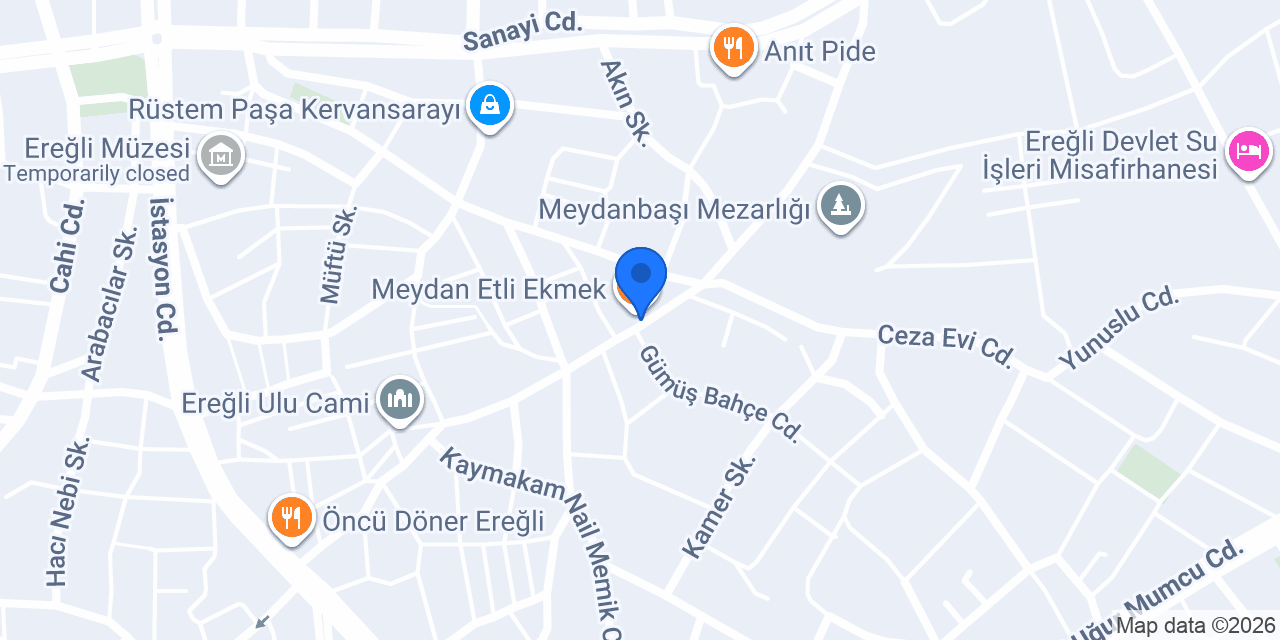 Meydan Etli Ekmek konumu
