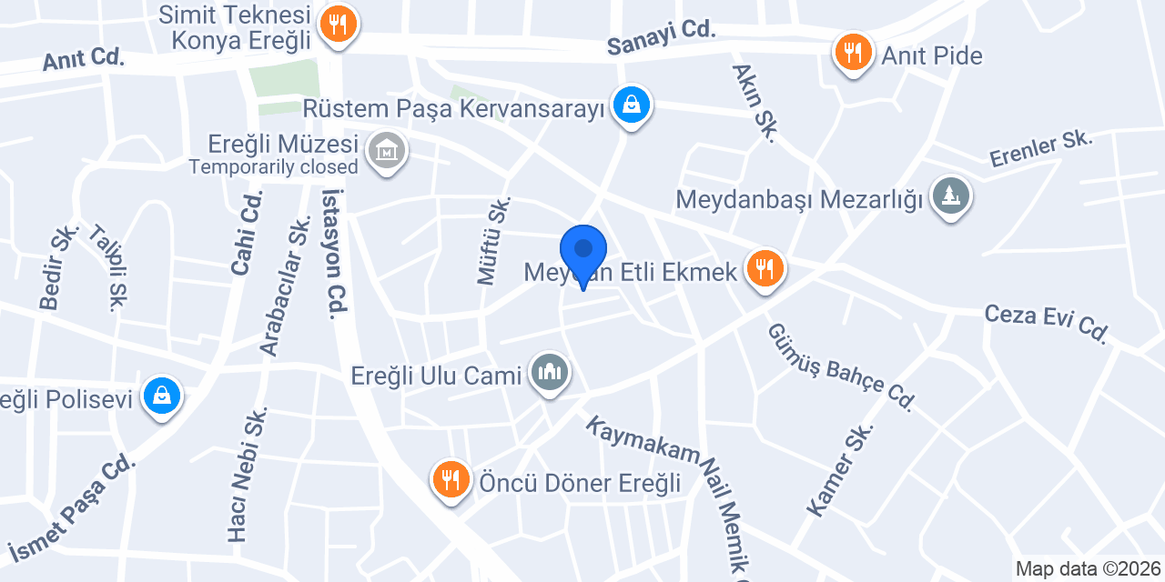 Damla Ev Yemekleri konumu